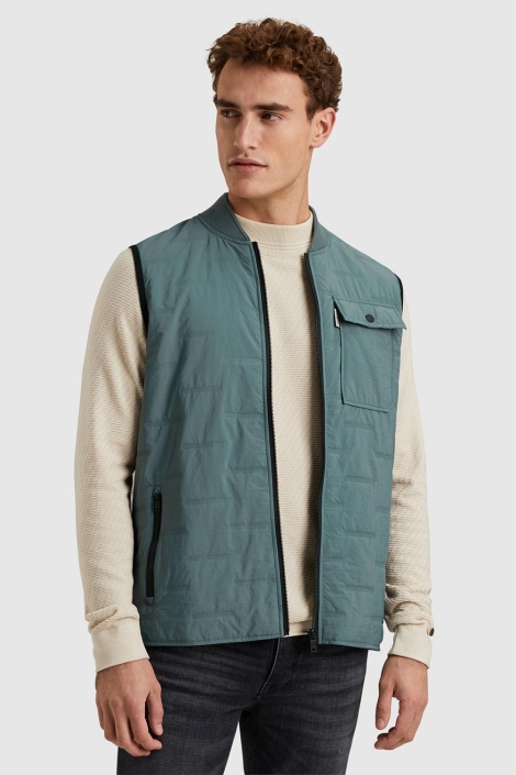 Cast Iron bodywarmer cotton modal vest